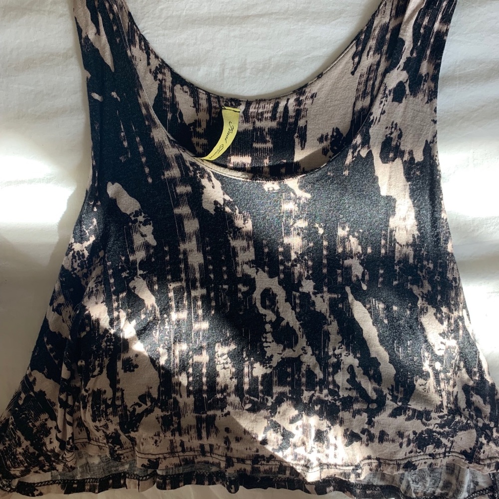 Patterned Crop Top